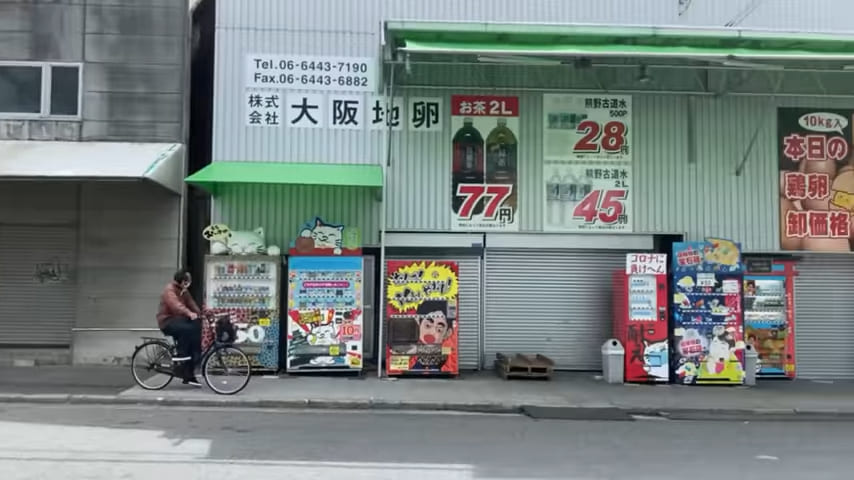 Vending machines in Japan