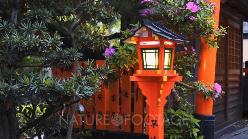 Lanterns at Tatsumi Shrine