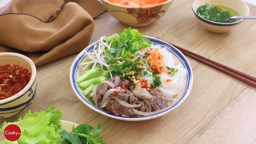 Southern Beef Noodle, Bún Bò Nam Bộ