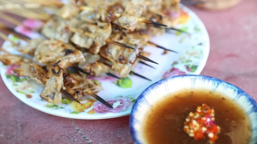 Grilled Rice Paper in Pleiku