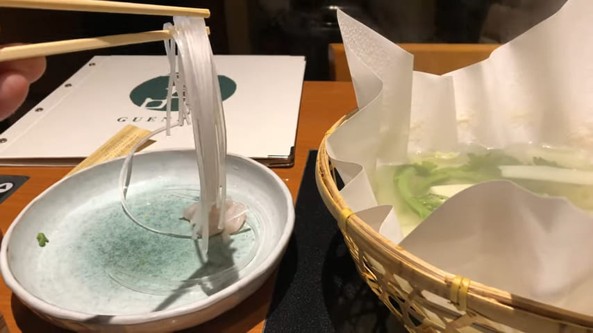 ăn cá nóc, Fugu paper hotpot