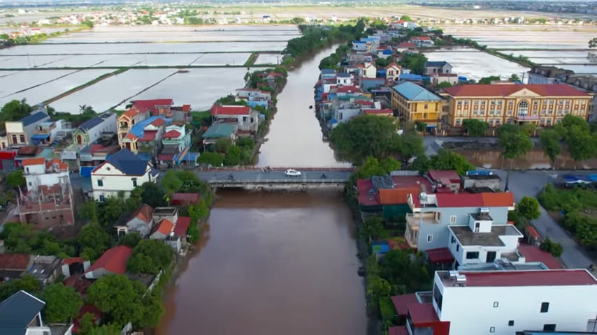 picturesque scene in Nam Dinh