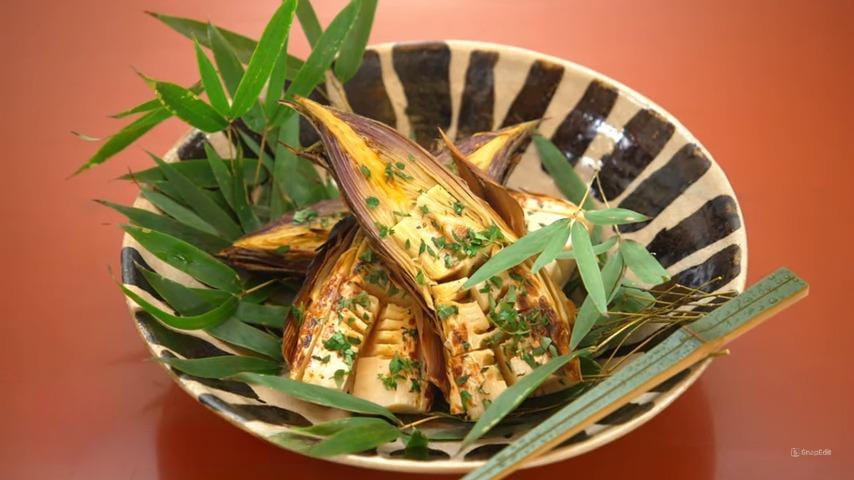 Kyoto’s grilled bamboo shoots