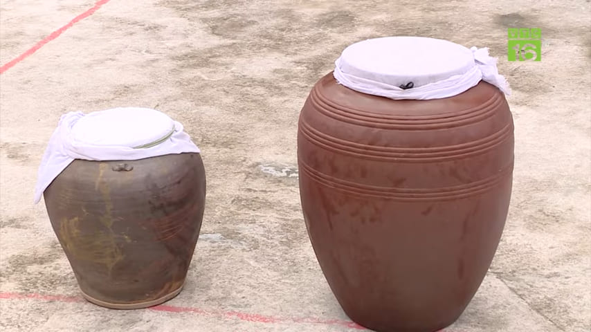 jars of salted fiddler crabs