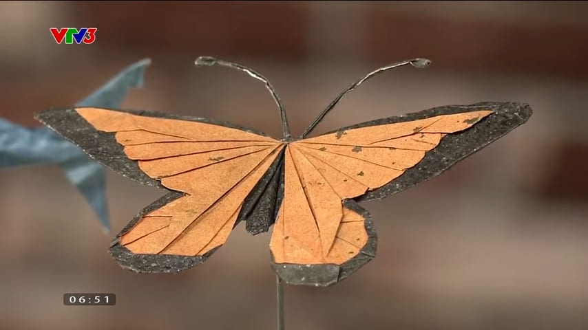 Butterfly made from Dó paper