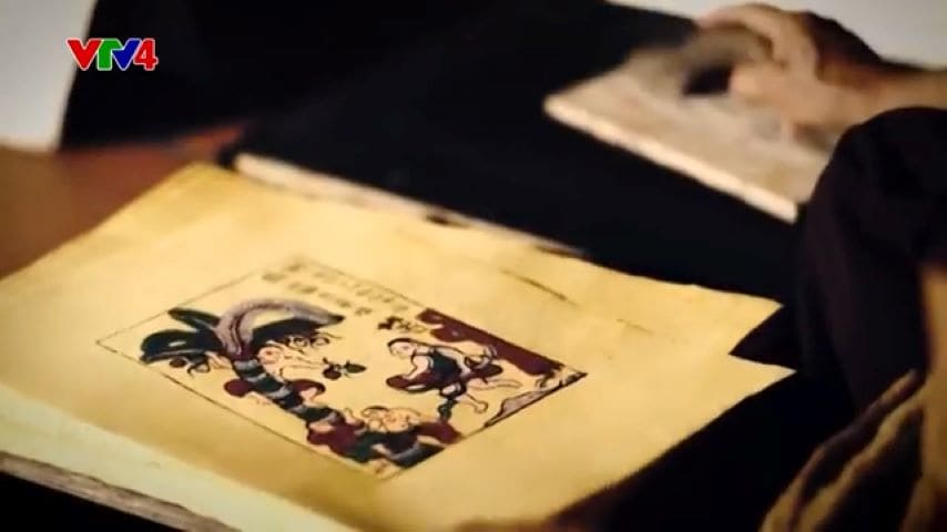 Printing Đông Hồ artworks on Dó paper