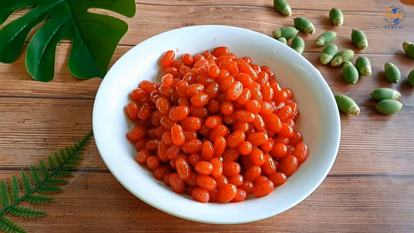 mứt cau kiểng, Candied areca nuts