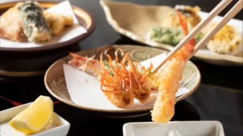 Crispy shrimp tempura