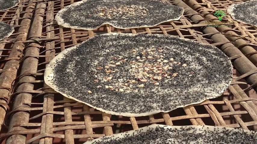 Ke rice paper drying