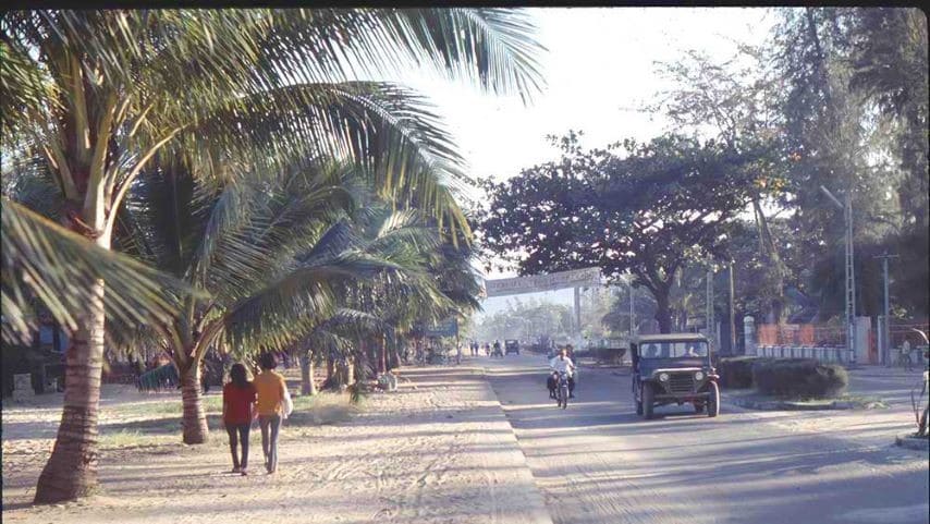 Nha Trang's “sea road”