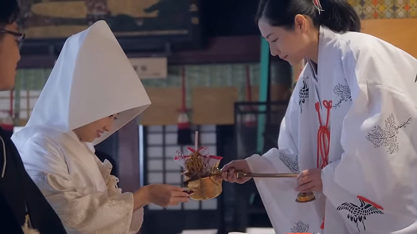 Sake in wedding rituals