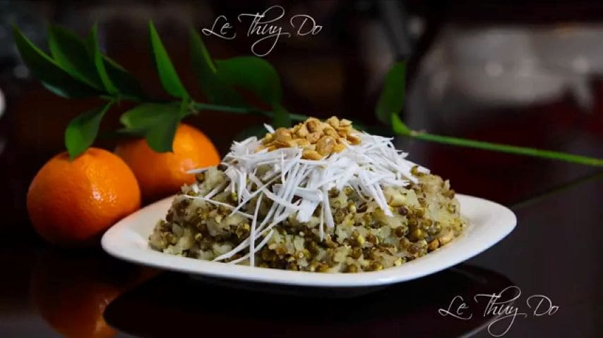 Green-husked mung bean sticky rice