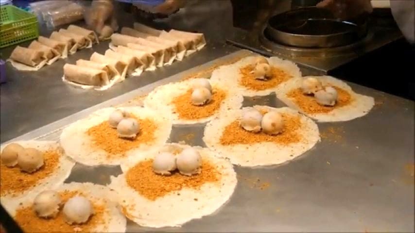 Ice cream popiah