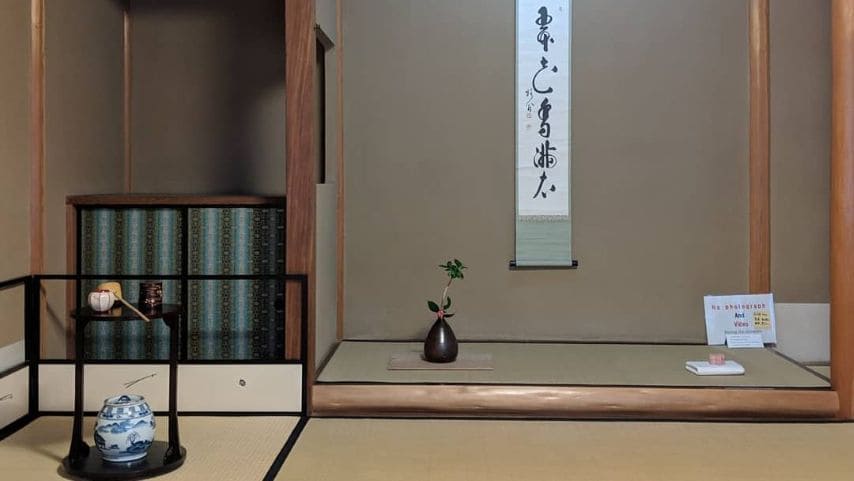 Tokonoma in tea house