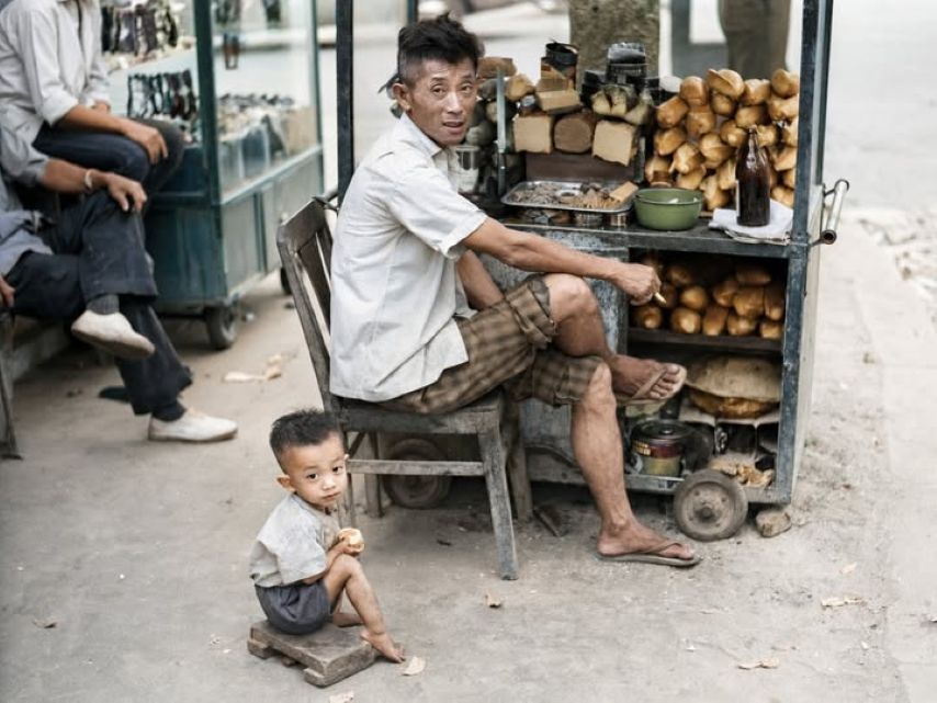 Xe bánh mì xưa ở Nha Trang